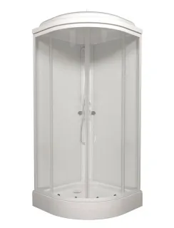 Душевая кабина Triton Экстра Щ0000065775 88x88 см профиль белый стекло прозрачное