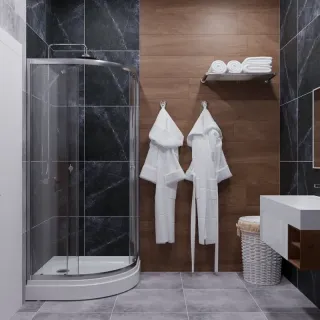 Душевой уголок Triton Альфа Щ0000049615 100x100 см профиль хром стекло прозрачное