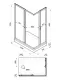 Душевой уголок Triton Фьюжн Щ0000064851 120x80 см профиль белый стекло с узором