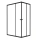 Душевой уголок Triton Вента Щ0000057858 100x80 см профиль чёрный стекло прозрачное