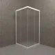 Душевой уголок Triton Вельвет Щ0000063060 90x90 см профиль белый стекло матовое
