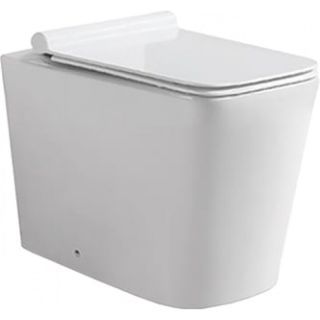 Унитаз приставной SantiLine SL-5021 безободковый белый