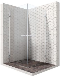 Душевой уголок Ambassador Abner 10011106 100x100см хром/прозрачное