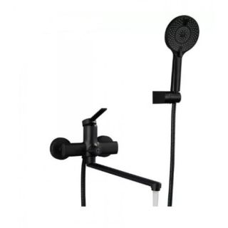 Смеситель для ванны и душа Frap F2267-6 черный