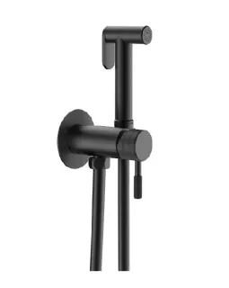 Гигиенический душ Gid Edessa L070BMGD  со смесителем черный матовый