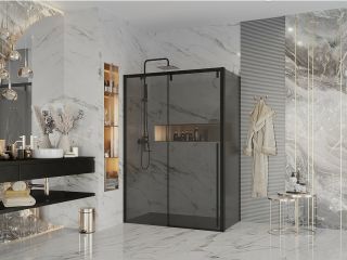 Боковая стенка Ambassador Intense 110IBB 110см чёрный/тонированное