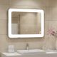 Зеркало с подсветкой Continent Velvette ЗЛП225 с сенсорным выключателем 80см