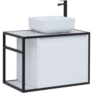 Тумба под раковину Aquanet Nova Lite Loft 261649 R 75 см белый