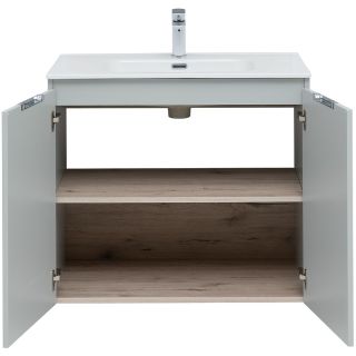 Тумба под раковину Aquanet Алвита New 277528 80 см серый