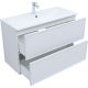 Тумба под раковину Aquanet Арт 313257 100 см белый матовый