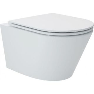 Унитаз подвесной ArtMax Bari AM822-V с вихревым смывом белый