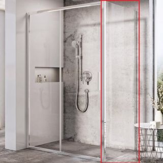 Душевая перегородка Ravak Blix Slim BLSPS-90 X9BM70C00Z1 профиль Хром стекло Transparent