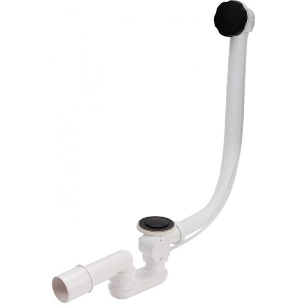 Слив-перелив для ванны Aquanet 323243 70 см чёрный