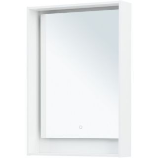 Зеркало с подсветкой Aquanet Милан 306380 60 см белый глянец