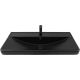 Раковина Aquanet Ирис 329251 100 см чёрный матовый