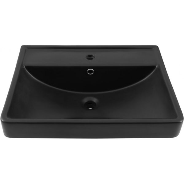 Раковина Aquanet Ирис 329247 60 см чёрный матовый