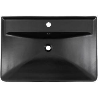 Раковина Aquanet Ирис 329248 70 см чёрный матовый