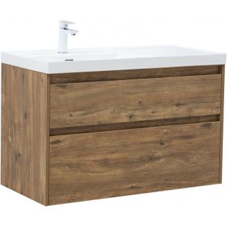Тумба под раковину Aquanet Nova Lite 2.0 346320 100 см дуб рустикальный