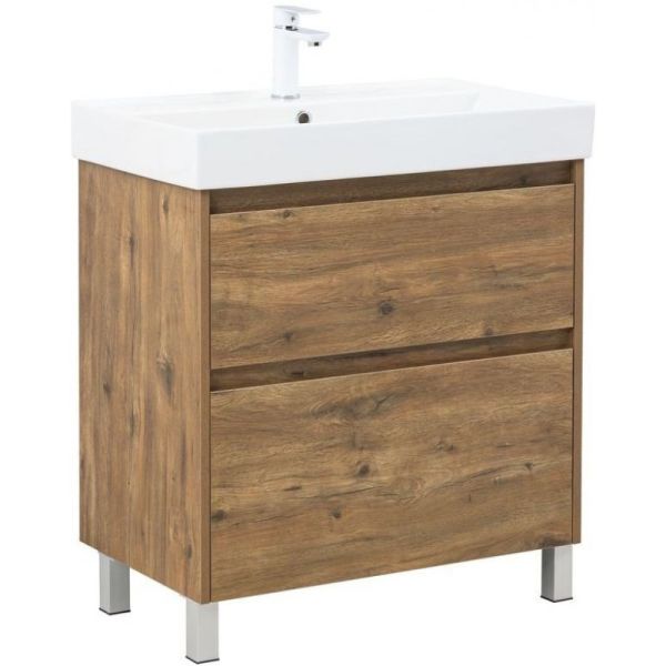 Тумба под раковину Aquanet Nova Lite 2.0 346344 75 см дуб рустикальный