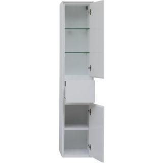 Пенал Aquanet Милан 339957 35 см белый глянец