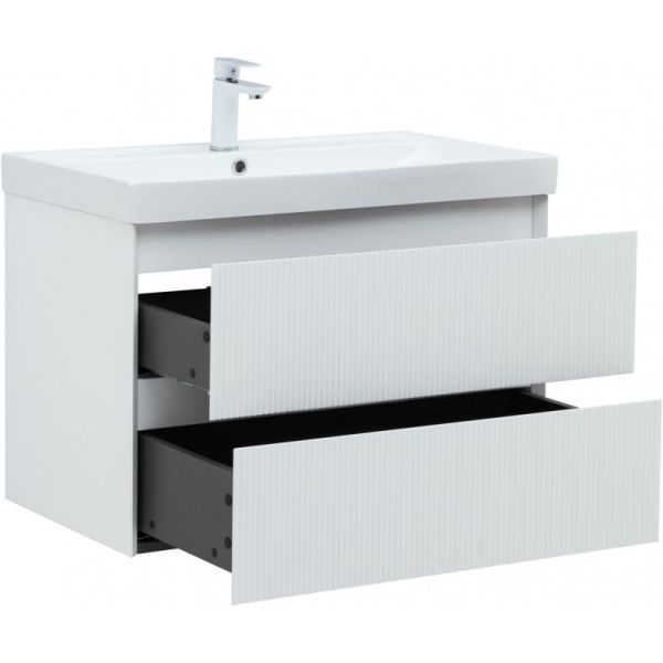 Тумба под раковину Aquanet Альтера 337156 80 см белый матовый