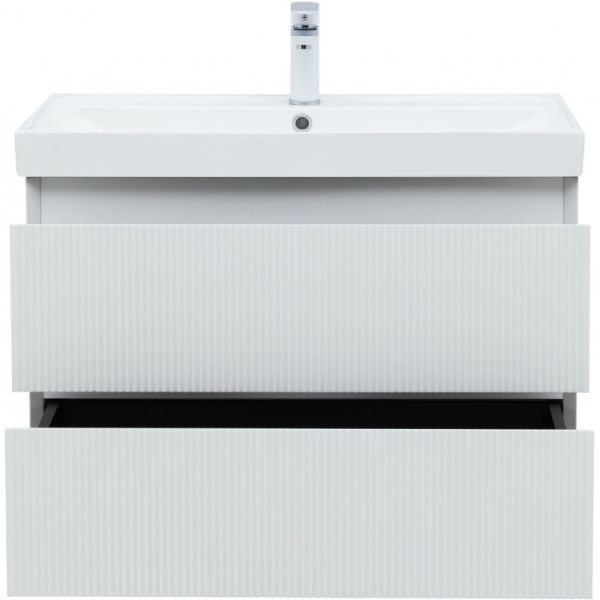 Тумба под раковину Aquanet Альтера 337156 80 см белый матовый