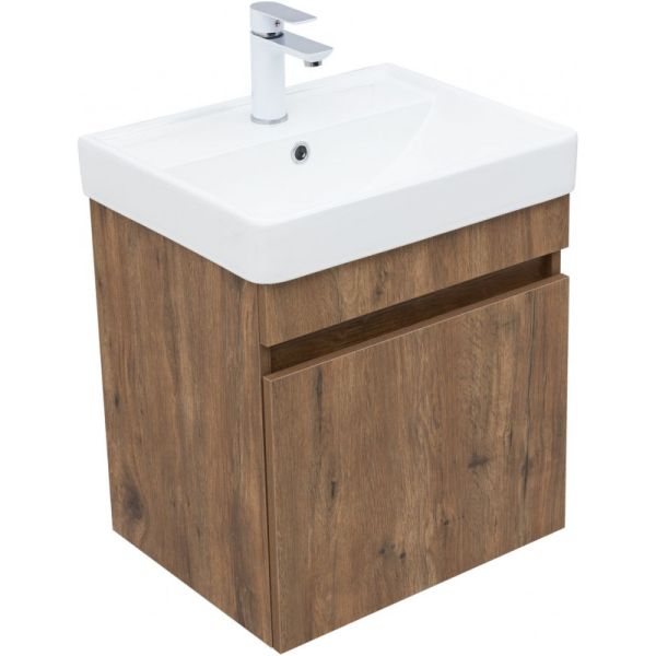 Тумба под раковину Aquanet Оптима 344794 50 см дуб рустикальный