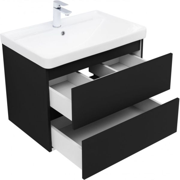 Тумба под раковину Aquanet Вега 2.0 337954 70 см чёрный