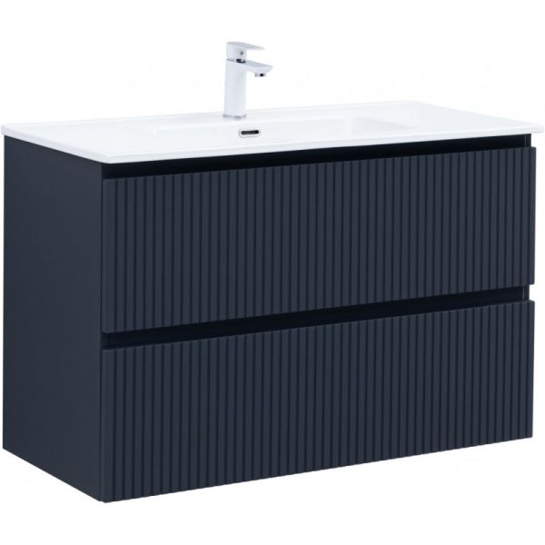 Тумба под раковину Aquanet Джейн 335431 100 см маренго