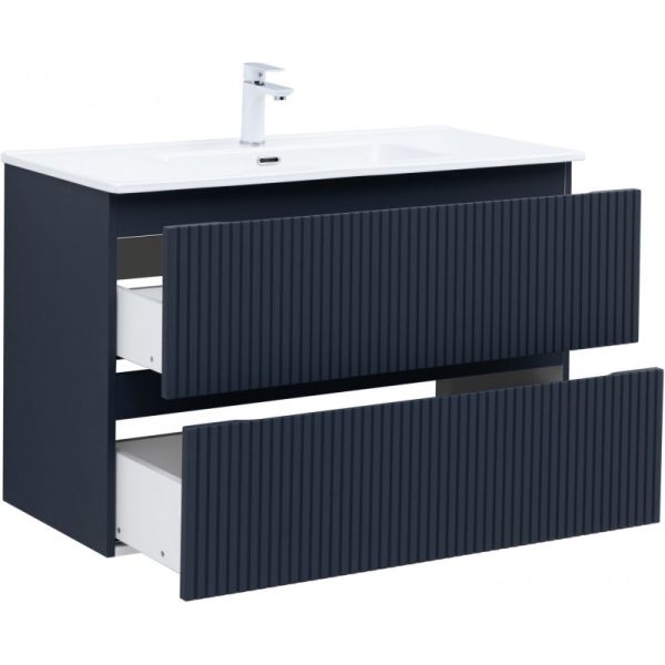 Тумба под раковину Aquanet Джейн 335431 100 см маренго