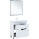 Тумба под раковину Aquanet Слим 346044 80 см белый сатин