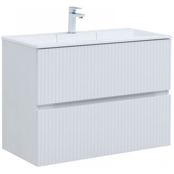 Тумба под раковину Aquanet Джейн 313287 90 см белый матовый