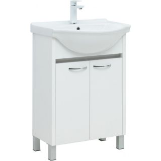 Тумба под раковину Aquanet Донна 294390 60 см белый глянец