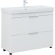 Тумба под раковину Aquanet Ирис New 339257 100 см белый глянец