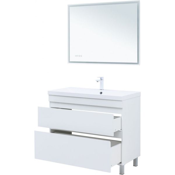 Тумба под раковину Aquanet Нота New 344150 100 см белый