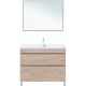 Тумба под раковину Aquanet Нота New 344149 100 см дуб светлый
