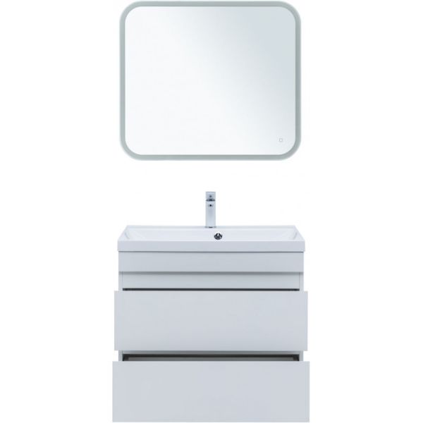 Тумба под раковину Aquanet Нота New 335418 75 см белый глянец