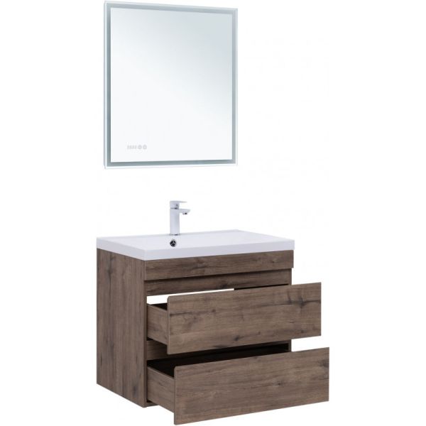 Тумба под раковину Aquanet Нота New 334192 75 см дуб веллингтон табак