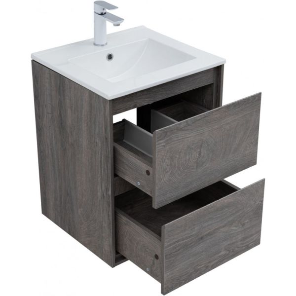 Тумба под раковину Aquanet Милан 336371 50 см дуб рошелье