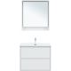 Тумба под раковину Aquanet Милан 336369 80 см белый глянец