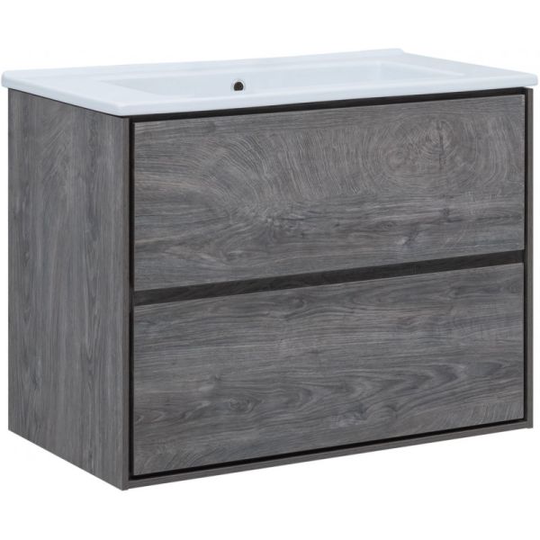 Тумба под раковину Aquanet Милан 339969 85 см дуб рошелье