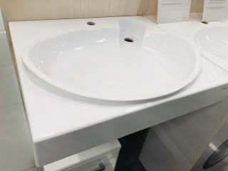 Раковина над стиральной машиной СанТа Сатурн 900126 60см белый