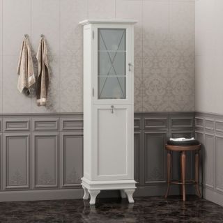 Шкаф-колонна Opadiris Борджи 45 L Z0000012564 с бельевой корзиной Слоновая кость