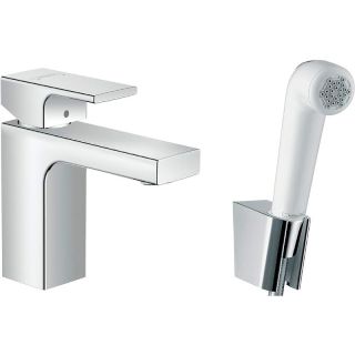 Смеситель Hansgrohe Vernis Blend 71216000 для раковины с гигиеническим душем