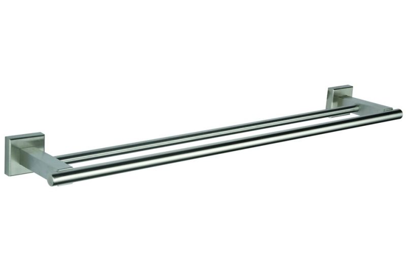 Полотенцедержатель двойной Melana MLN-862002 сатин