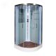 Душевая кабина Deto А01 с LED и гидромассажем 100х100х220 см
