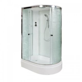Душевая кабина Deto ЕМ2712 L N (без крыши) 120х80х210 см