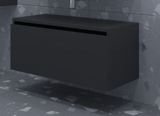 Ящик под столешницу Armadi Art Flat 80см антрацит матовый 897-080-A mat