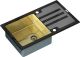 Мойка кухонная Zorg Inox Glass GL-7851-BLACK-BRONZE