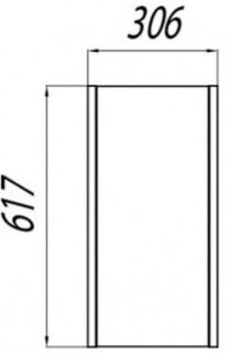 Шкаф Акватон Брук дуб латте 1A202503BCDL0